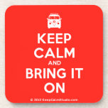 [Campervan] keep calm and bring it on  Cork Coasters