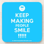 [Smile] keep making people smile !!!!!  Cork Coasters