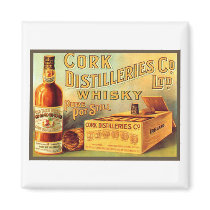 Cork Distilleries Whisky Vintage Ad Magnets