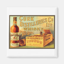 Cork Distilleries Whisky Vintage Ad Magnets