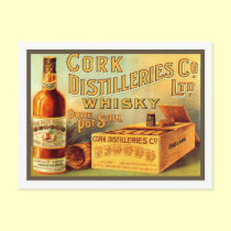 Cork Distilleries Whisky Vintage Ad postcards
