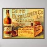 Cork Distilleries Whisky Vintage Ad Print