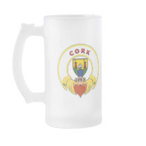 Cork Frosted Glass mugs