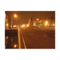 Cork, Ireland by night postcards