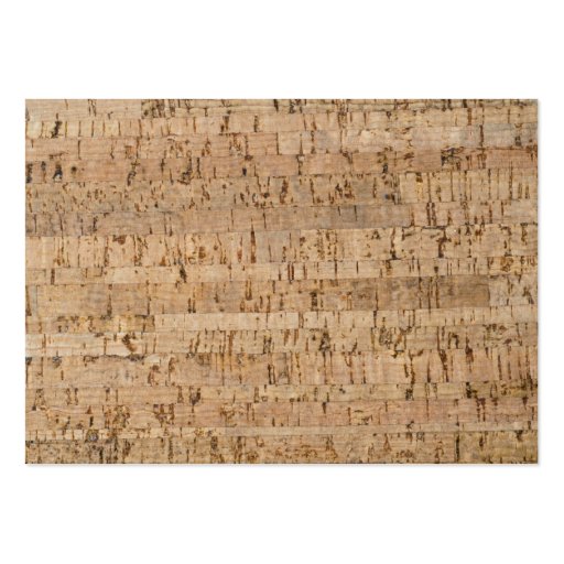 Cork-oak texture business cards (back side)