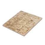 Cork oak texture ceramic tile