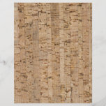 Cork-oak texture flyer