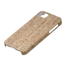 Cork-oak texture iPhone 5 cases
