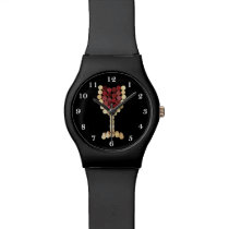 Cork Wine Glass Watch at Zazzle