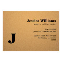 Corkboard Calling Card Business Card