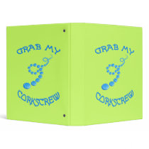 Corkscrew Frisbee Vinyl Binder