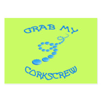 Corkscrew Frisbee Business Cards