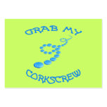 Corkscrew Frisbee Business Cards