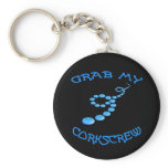 Corkscrew Frisbee Keychain