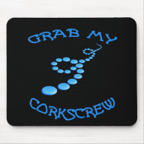 Corkscrew Frisbee Mouse Pad