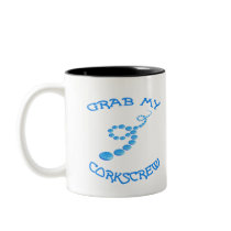 Corkscrew Frisbee Mugs