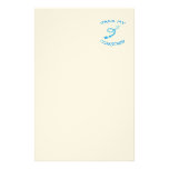 Corkscrew Frisbee Personalized Stationery