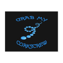 Corkscrew Frisbee Post Cards