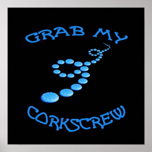 Corkscrew Frisbee Print