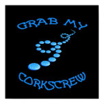 Corkscrew Frisbee Print