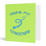 Corkscrew Frisbee Vinyl Binder