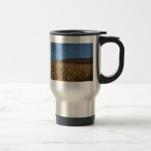 Corn and Blue Sky moon Coffee Mugs