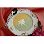 Corn and pea soup photo sculpture