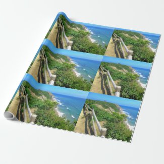 Corn Cove Cliff Path Wrapping Paper