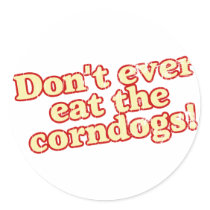 Corn Dogs stickers by ruderetro Corn Dogs stickers