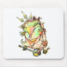 Corn Farmer Carle by leaflet apparel Mousepads