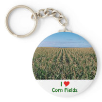 Corn field keychain