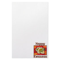 Corn Happy Kwanzaa Personalized Stationery