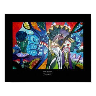 Corn Made Man by Gregory Gallo print