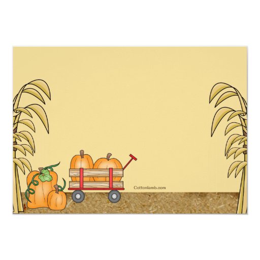 Corn Maze Party (Girl) Invitation