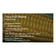 Corn on the cob business cards