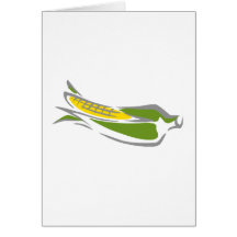 Corn on the Cob Greeting Cards