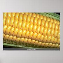 Corn on the cob print
