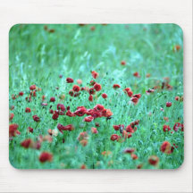 Corn poppies (Papaver Rhoeas) Mousepads