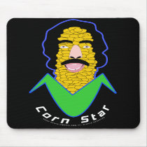 CORN STAR FINAL MOUSE PAD mousepads by CHUCKLEMEDIA CORN STAR FINAL MOUSE PAD mousepads