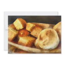 Cornbread and Rolls invitations