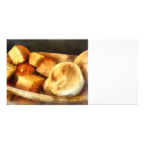 Cornbread and Rolls photo cards