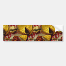 Cornbread, beans bumper stickers