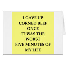 CORNEDBEEF.jpg Greeting Cards