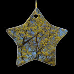 Cornelian Cherry Dogwood and Blue Sky Ornament