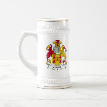 Cornell Family Crest mugs by coatsofarms Cornell Family Crest mugs