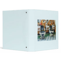 Corner Barber Two Chairs Binder