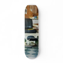 Corner Barber Two Chairs Skate Boards
