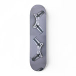 Corner clamps skateboard deck