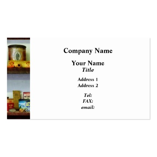 Corner Grocery Store Business Card Templates