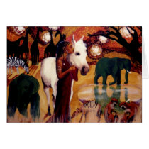 polestarimages, urban, black, african-american, nature, animals, elephants, stars, art, van, gogh, Card with custom graphic design